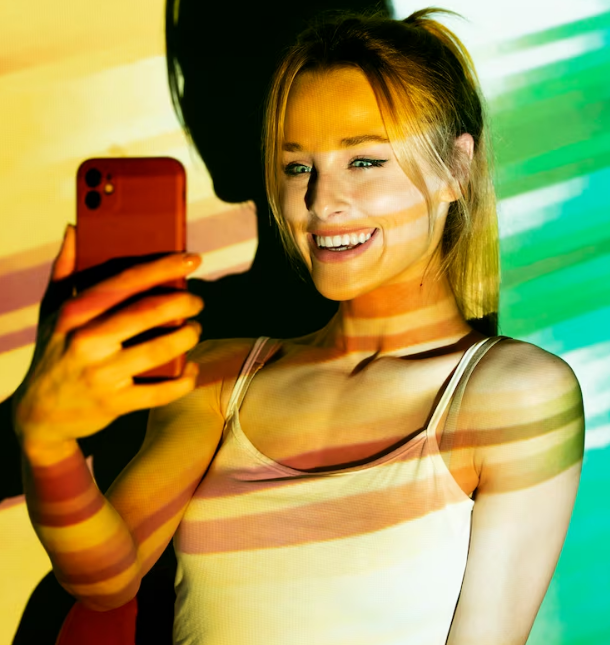 AI live chat scene with instant fictional replies